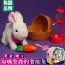 Dễ thương túi thú cưng nhà chơi mật ong thỏ thỏ bí mật thỏ đồ chơi thỏ con nhà phát triển rabbi thỏ sóc nhà - Đồ chơi gia đình Đồ chơi gia đình