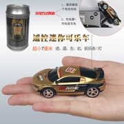 Sáng tạo siêu nhỏ mini sạc điều khiển từ xa xe Coke lon xe thể thao trôi dạt đua cậu bé đồ chơi xe hơi