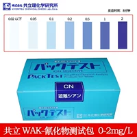 Установить тестовый пакет цианида (0-2 мг/л)