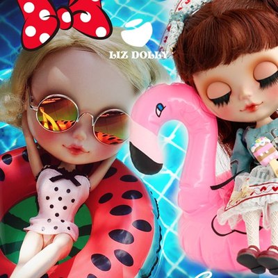 taobao agent Watermelon Firebird Swimming Lives Life Circle Baby uses shooting props small cloth Blythelazbjd Cocca