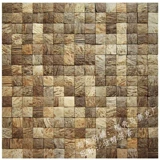 Мозаичная крыльцо Фоновое дизайнер Стены должен выбрать материал украшения карбонизированная древесина твердое древесину мозаика кокосовой оболочки с твердым древесиной