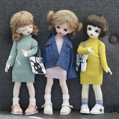 taobao agent 6 points 1/6 SD YOSD 6 points BJD baby clothing accessories high -necked bottom knit sweater