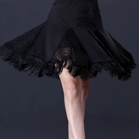 Переключение потоковой юбки черная