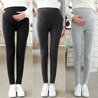 Mùa thu mới quần bà bầu 200 kg chất béo mm lỏng lẻo Quần legging thể thao XL quần âu nâng bụng shop bầu đẹp