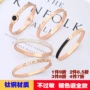 Vòng tay titan mới bằng thép nữ phiên bản Hàn Quốc của vòng tay vàng hồng đơn giản, bạn gái hoang dã gửi tặng bạn gái vòng tay không phai vòng tay