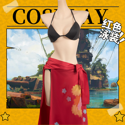 taobao agent cossky Red clothing, cosplay