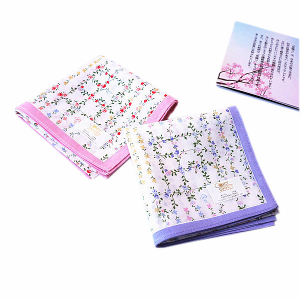 Японский импортный хлопковый мягкий легкий и тонкий носовой платок, элегантное украшение