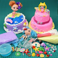 Игра с едой, реалистичная игрушка, кремовая глина для мороженого из пены, форма, DIY