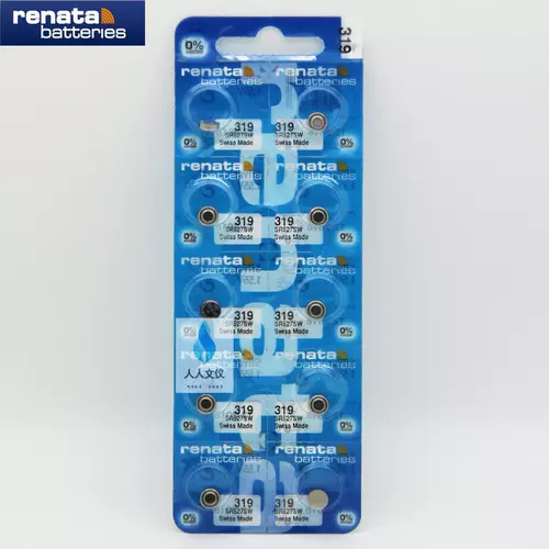 Renata Switzerland 319 Watch Shock Battery Sr527SW SR64 Оксид серебра 1,55 В батарея 1 цена