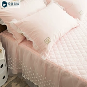 Ren giường váy đơn mảnh bông đệm giường bao gồm ba mảnh công chúa phong cách bông Simmons bảo vệ bao gồm 1.8m tờ