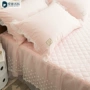 Ren giường váy đơn mảnh bông đệm giường bao gồm ba mảnh công chúa phong cách bông Simmons bảo vệ bao gồm 1.8m tờ ga giường có viền