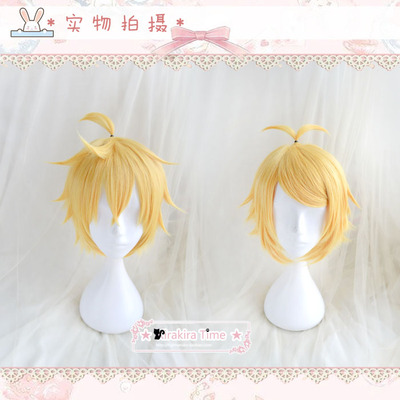 taobao agent [Kira Time] Cosplay wig Vocaloid/V home mirror sound Gemini L/R popular energy