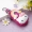 Túi da cao cấp dễ thương kitty móc túi nữ Hàn Quốc sáng tạo dễ thương xe chìa khóa túi nữ khóa thìa eo ví đựng móc khóa