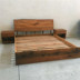 Đồ gốm làm bằng tay * giường gỗ rắn đơn giản mục vụ gió đôi giường ngủ đồ nội thất - Nội thất khách sạn Nội thất khách sạn