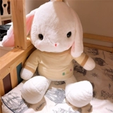 Милый плюшевый кролик, игрушка для ушей, тряпичная кукла для сна, большая подушка, кукла-кролик, подарок на день рождения