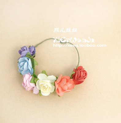 taobao agent 6 8 points bjd handmade toy girl 22 28 30 changing doll universal headgear hair card flower ring accessories
