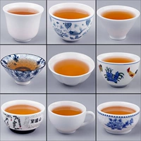 Cốc trà nhỏ chén sứ màu xanh và trắng sứ kungfu bộ trà bát chủ sở hữu cốc duy nhất xô với nhà - Trà sứ bình uống trà