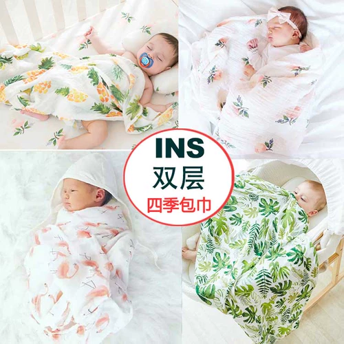 Летнее шифоновое марлевое одеяло для младенца для новорожденных для выхода на улицу
