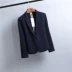2018 Hàn Quốc phiên bản mới màu đen nhỏ phù hợp với nữ đoạn ngắn mùa xuân và mùa thu thường Slim phù hợp với áo khoác nữ là mỏng mùa thu áo thu đông nữ Business Suit