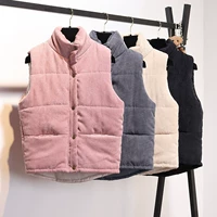 Vest nữ mùa thu 2018 mới hoang dã mỏng lỏng áo vest nữ mùa thu và mùa đông ngắn vest vest sinh viên áo khoác nữ mùa đông