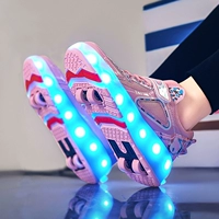 659 розовая сетчатая поверхность с легкой зарядкой маленьких четырех колес