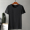 [Có thể được tùy chỉnh] nam ngắn tay T-Shirt cộng với phân bón XL cotton vòng cổ màu chất béo rắn phần mỏng nửa tay áo sơ mi