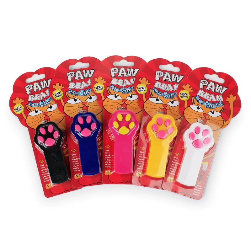 [Mr. Fat Cat] Mèo vuốt laser vui mèo dính hồng ngoại tương tác vui nhộn đồ chơi mèo 8 màu tùy chọn - Mèo / Chó Đồ chơi