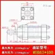 Xi lanh thủy lực MOB * 63 Xi lanh thủy lực 25/50/75/100/150/200/250/300 tùy chỉnh không chuẩn xy lanh thủy lực 3 tầng