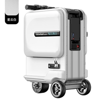 Белый чемодан, 20 дюймов