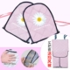 Обновите цветы Set-Pink Sun (отправьте такое же цветовое стеганое одеяло)
