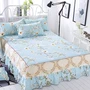 Khăn trải giường bằng vải cotton đơn loại 1,5 m 1,8x2.0m tạp dề bụi trải giường đặt đôi 2x2.2 	chân váy giường