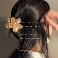 Брендовая заколка для волос, заколка-крабик, аксессуар для волос, в цветочек, популярно в интернете, 2021 года