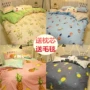 Hàn quốc 1.2 m ký túc xá sinh viên giường đơn ba mảnh mùa hè bộ đồ giường linen 1.8 m quilt cover bốn mảnh chan ga goi