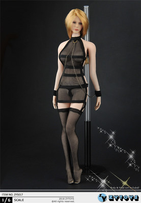 taobao agent Zytoys1/6 ratio women's sexy net -patterned see -through underwear zy5017 female soldier model accessories