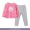 (Nhà sản xuất Ankami) Quần áo Lala đồ lót trẻ em mùa thu cô gái mỏng phần quần áo mùa thu Lycra cotton dịch vụ nhà - Quần áo lót