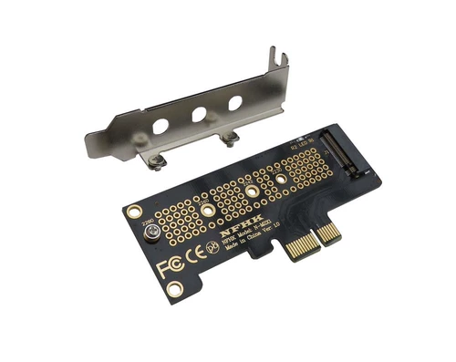 Половина высокая стенда nvme pcie m.2 ngff ssd to pcie x1 card card pcie x1 to m.2
