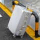 Xe đẩy vali khung nhôm hộp du lịch phổ quát bánh xe nam nữ mật khẩu hộp 20 inch 24 hộp 26 hộp da - Va li