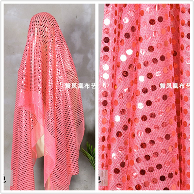 taobao agent Red flashing nail sequins, round beads, gauze, suit, doll