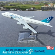 Đồ trang trí tĩnh 16 cm hợp kim mô hình máy bay mô hình New Zealand Airlines B747-400 máy bay chở khách đặc biệt cung cấp
