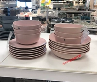 IKEA WUXI IKEA Внутренняя покупка Donora Bowl Plate 18 -Piece Set of Nordic Home Dableware Установка