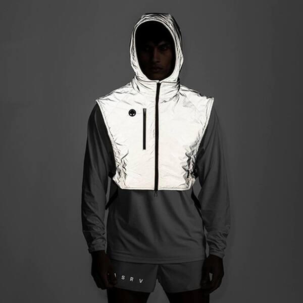 Тактический дорожный двусторонний жилет, универсальное светоотражающее снаряжение для тренировок с капюшоном