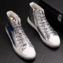 Giày da nam trẻ trung thoáng khí Phiên bản Hàn Quốc của những đôi bốt ngắn xu hướng giày hip hop cao giày thể thao nam adidas