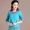 Mùa xuân mới thêu chim gió quốc gia thêu của phụ nữ đèn lồng tay áo áo sơ mi Trung Quốc phong cách dài tay t-shirt đáy áo phụ nữ