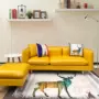 Bắc Âu tối giản căn hộ nhỏ phòng khách sofa da kết hợp của đơn và đôi ba kiểu Nhật sofa thời trang công sở hiện đại - Ghế sô pha ghế nhựa sofa