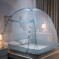 Cửa lưới chống muỗi 135x200 m yurt đôi cửa miễn phí lắp đặt phòng ngủ tích hợp cửa hàng sinh viên trên 90x190 ký túc xá - Lưới chống muỗi mùng ngủ