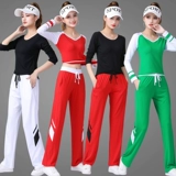 Летний комплект, спортивный танцующий лонгслив для отдыха