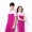Jinguan cặp đôi người mẫu nam và nữ thời trang dài tay Jiamusi vuông nhảy thể thao phù hợp với trang phục thể thao nhóm kích thước lớn - Thể thao sau