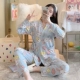 HS# с длинным рукавом Kimono 9921 Blue Rabbit