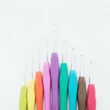 Плетеный радужный крючок для вязания для матери и ребенка ручной работы, набор инструментов, DIY, связать своими руками