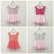 Giá cả phải chăng! Quần áo trẻ em bán buôn nhà máy sản xuất trực tiếp mùa hè Hàn Quốc phiên bản của cô gái váy hoa trẻ em lưới váy